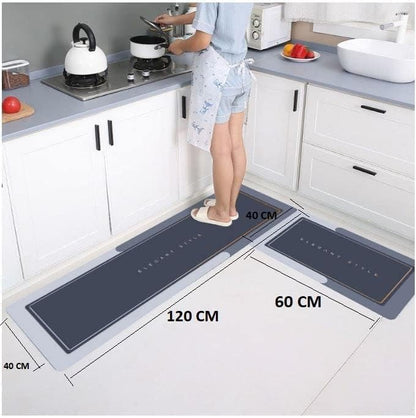 2 Pcs Kitchen Mats – Waterproof Memory Foam Standing Floor Mats