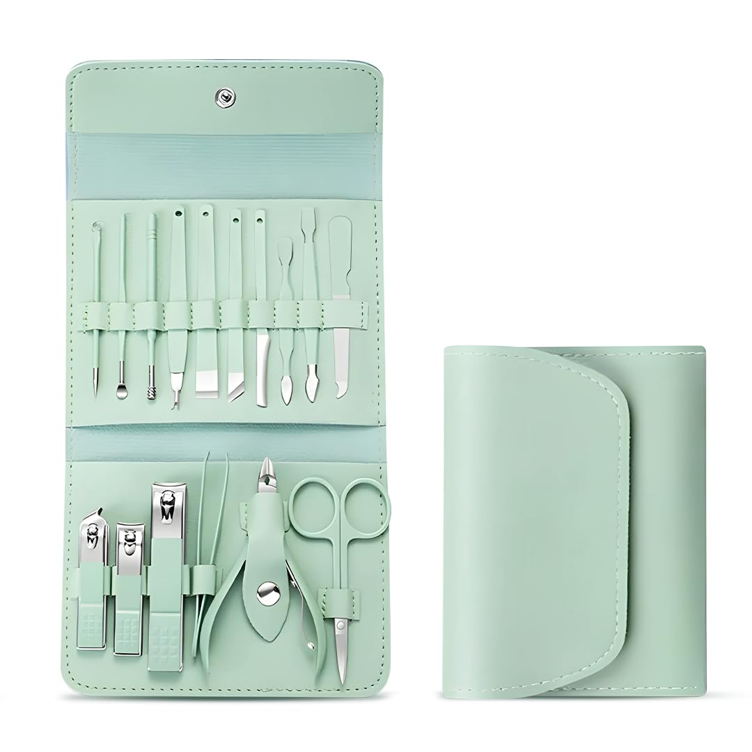16-Piece Manicure Set Nail Clipper Kit