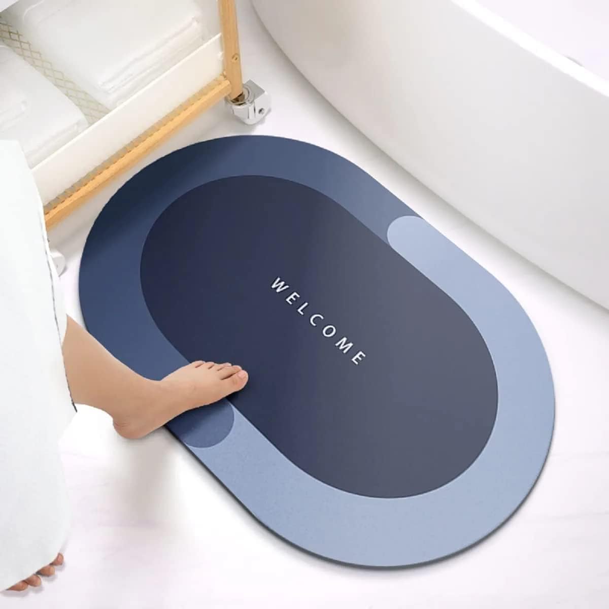 Anti-Slip Bathroom Mat (Pack of 2)