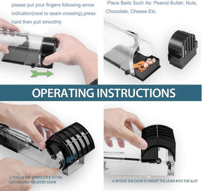 Rat Catcher Trap for Home | Reusable Mouse Trap Cage for House, Garden & Patio