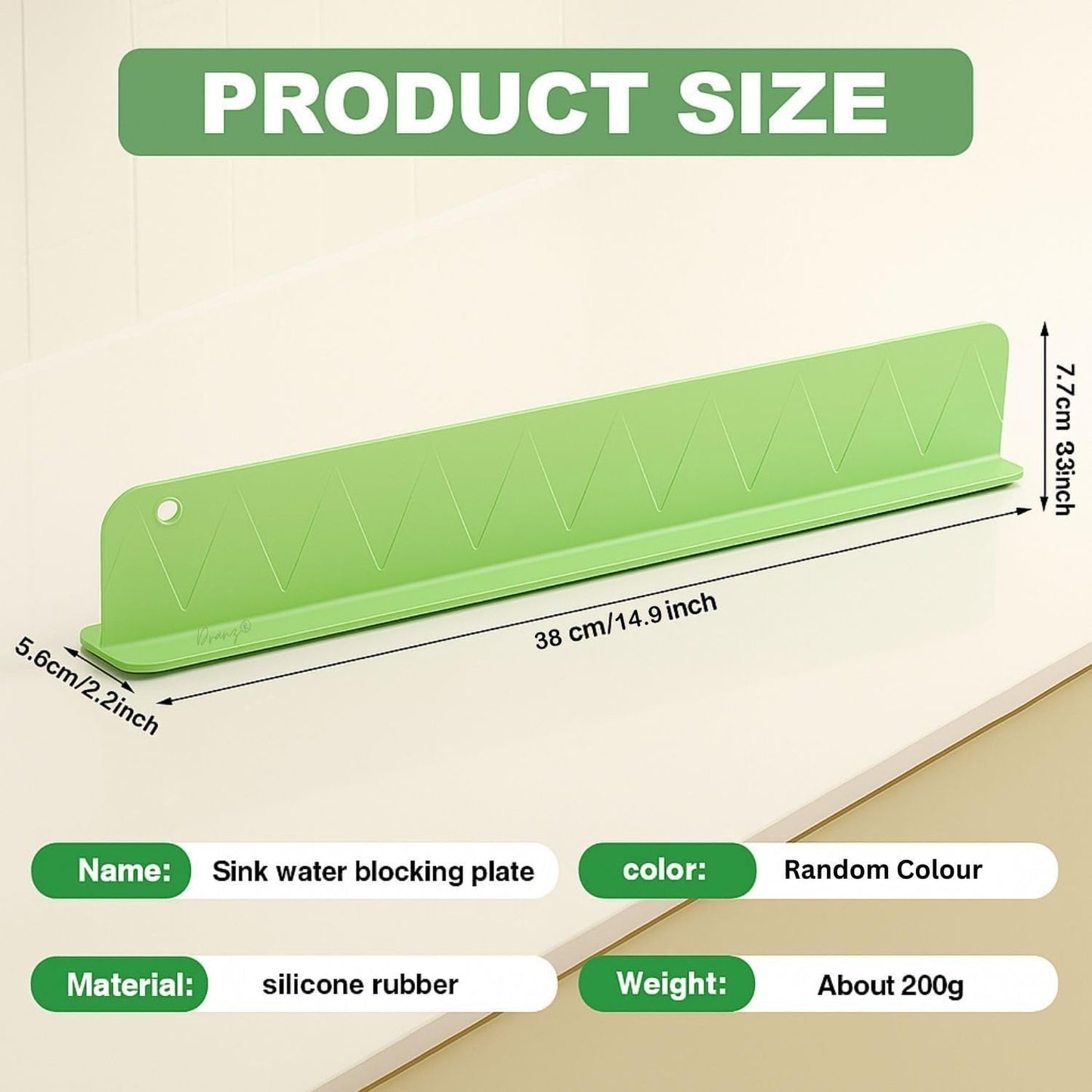 Silicone Sink Splash Guard