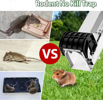 Rat Catcher Trap for Home | Reusable Mouse Trap Cage for House, Garden & Patio