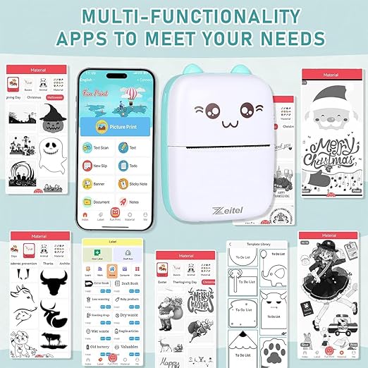 Mini Portable Thermal Printer