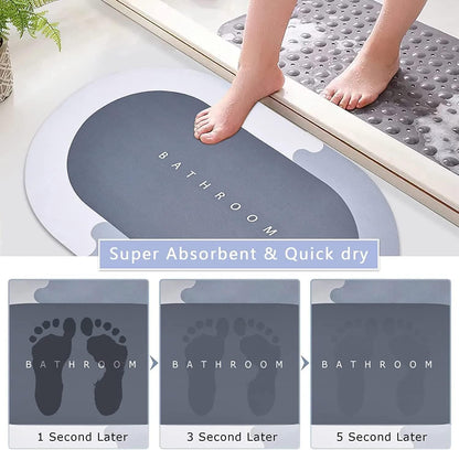 Anti-Slip Bathroom Mat (Pack of 2)