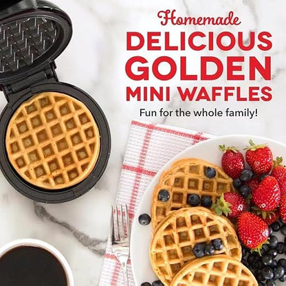 3 In 1 Mini Waffle Maker Machine For Home, Small Waffle Making Iron Electric Wafers Maker Machine, Pancake Maker - 350Watts (Multi)
