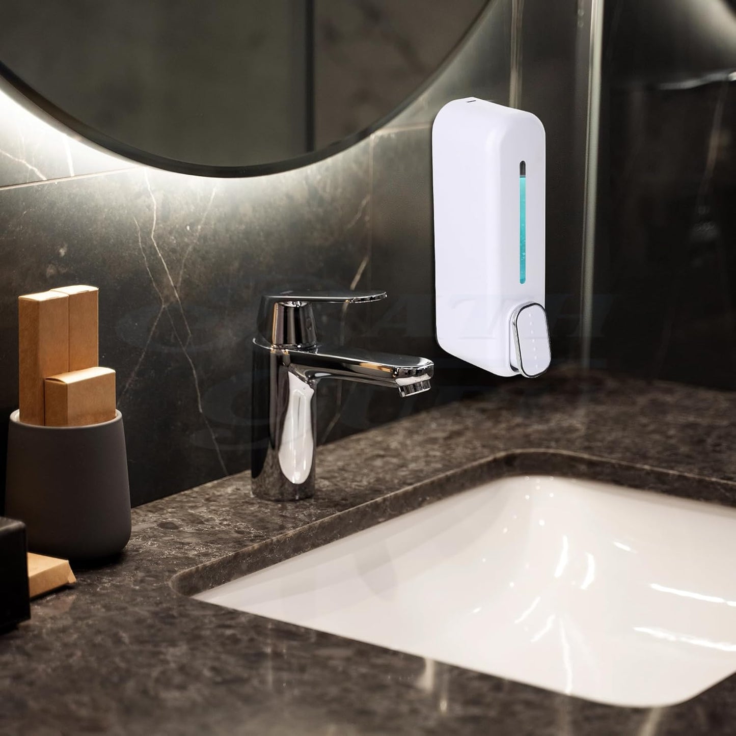Wall-Mounted Soap Dispenser