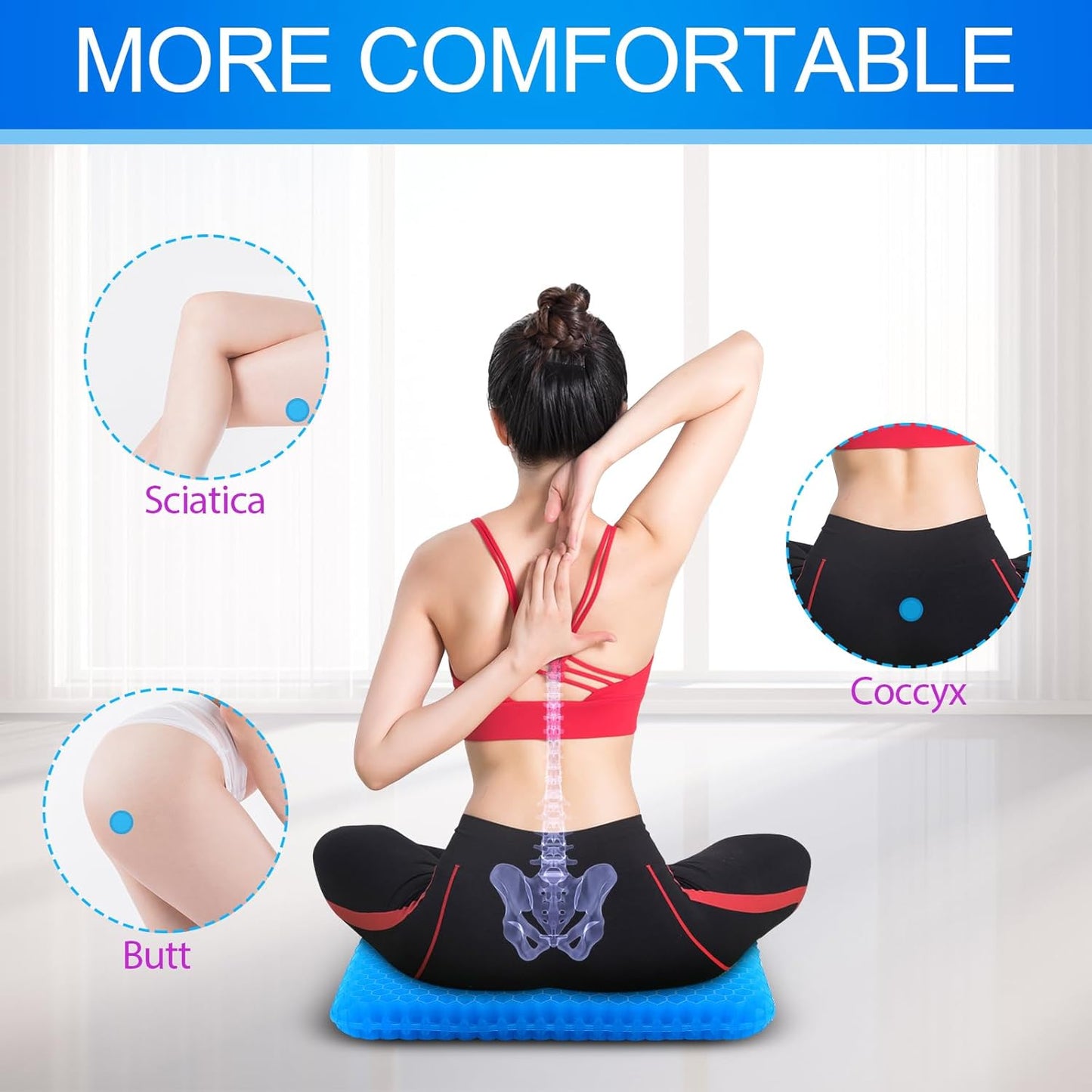 Orthopedic Gel Seat Cushion