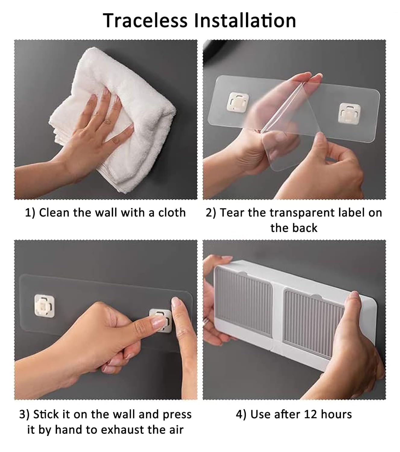 Wall-Mounted Double Bar Soap Box