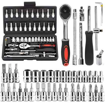 47-in-1 Electric Screwdriver Set | USB Rechargeable Cordless Drill Driver Kit